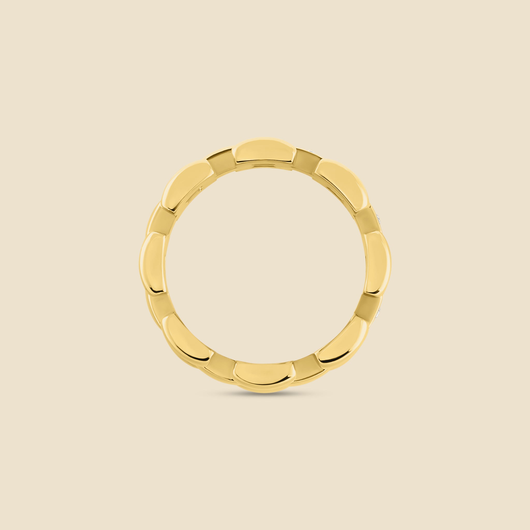 Gold-plated ring – Charm