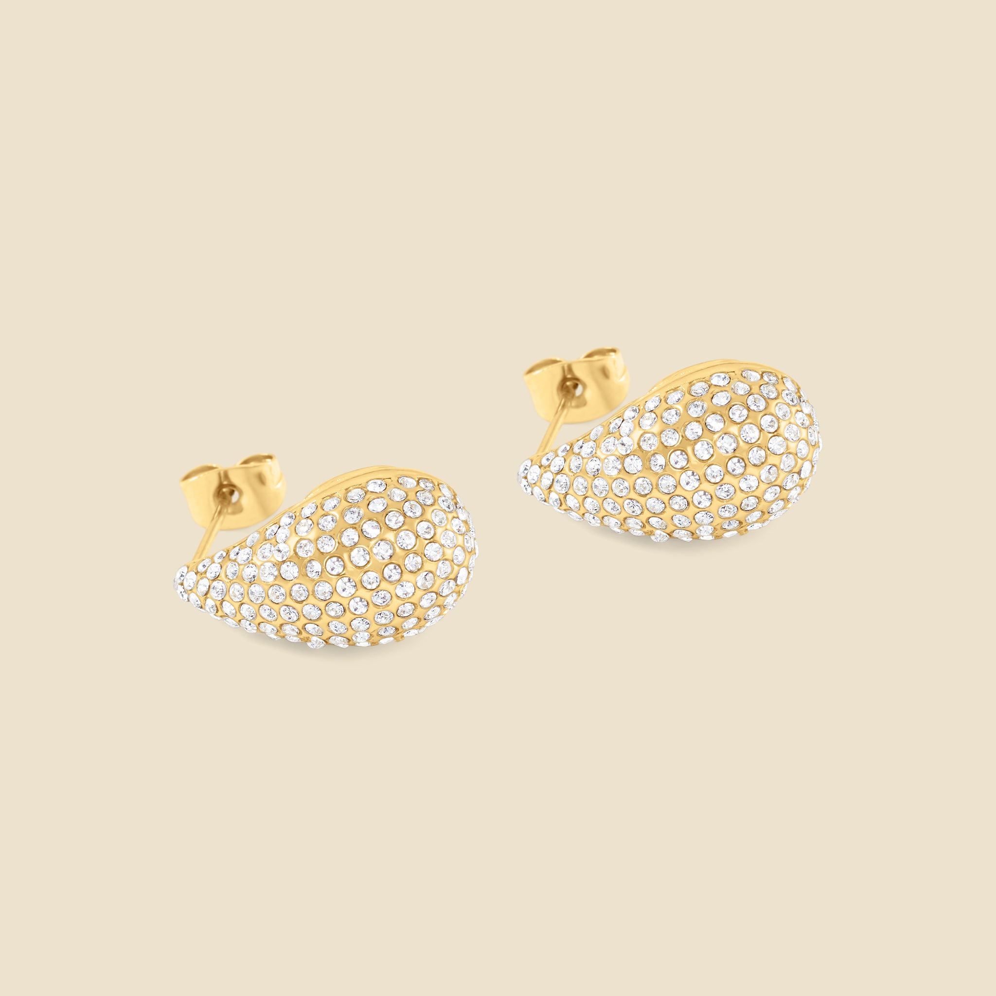 Gold earrings – Sparkle