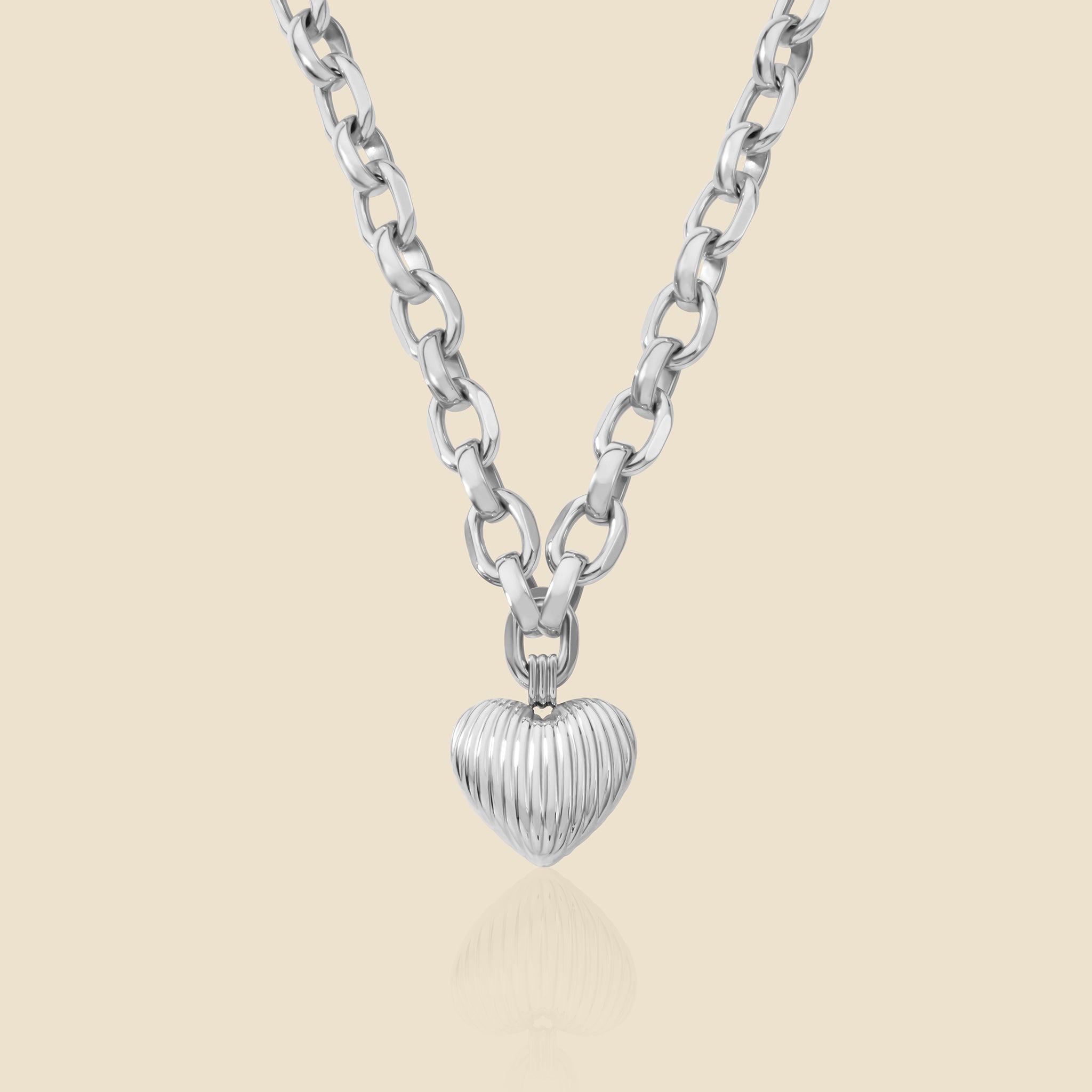 Silver heart necklace – Keepsake