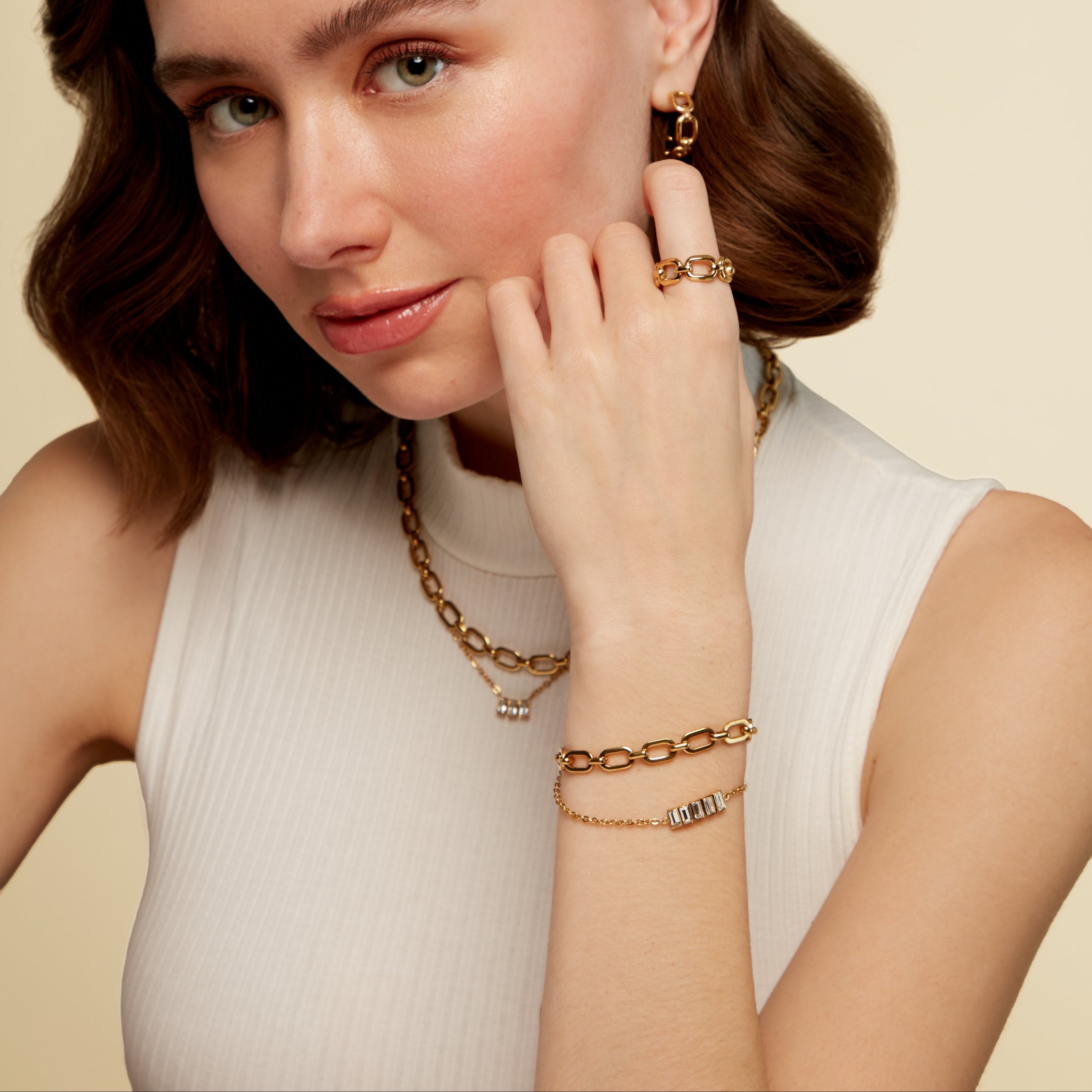 Bracelet Mémoire doré