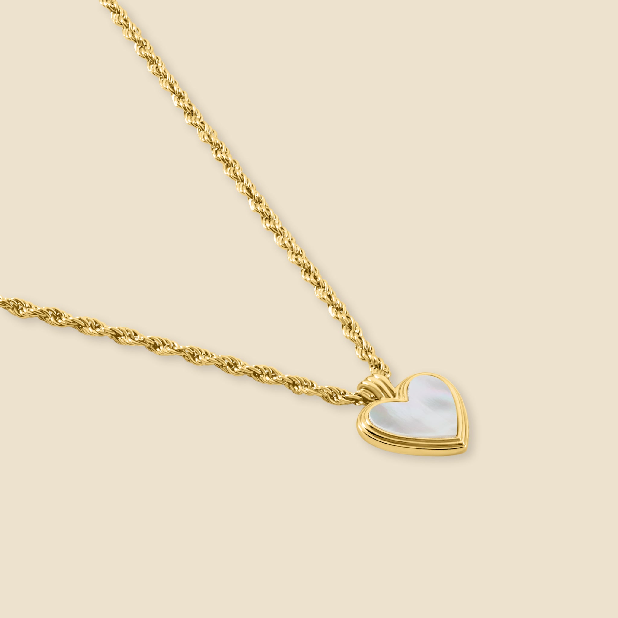 Gold-plated necklace – Heart