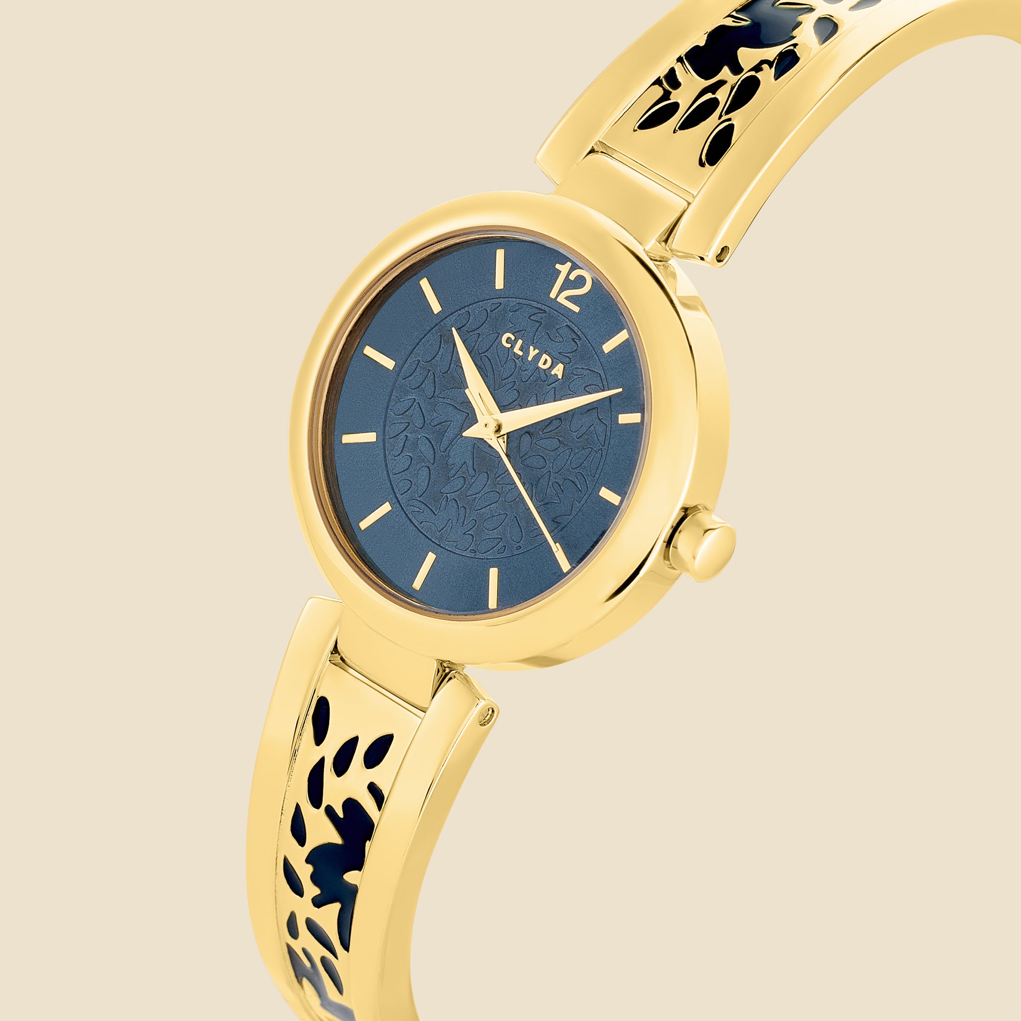 Montre Monceau doré bleu