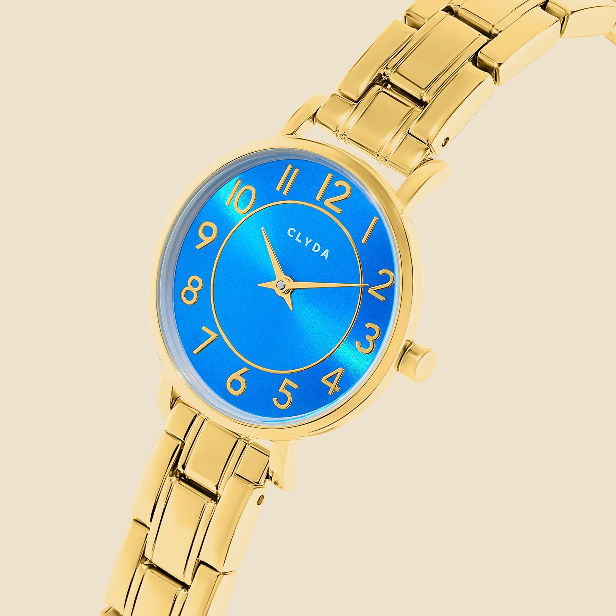 Montre Marie doré bleu