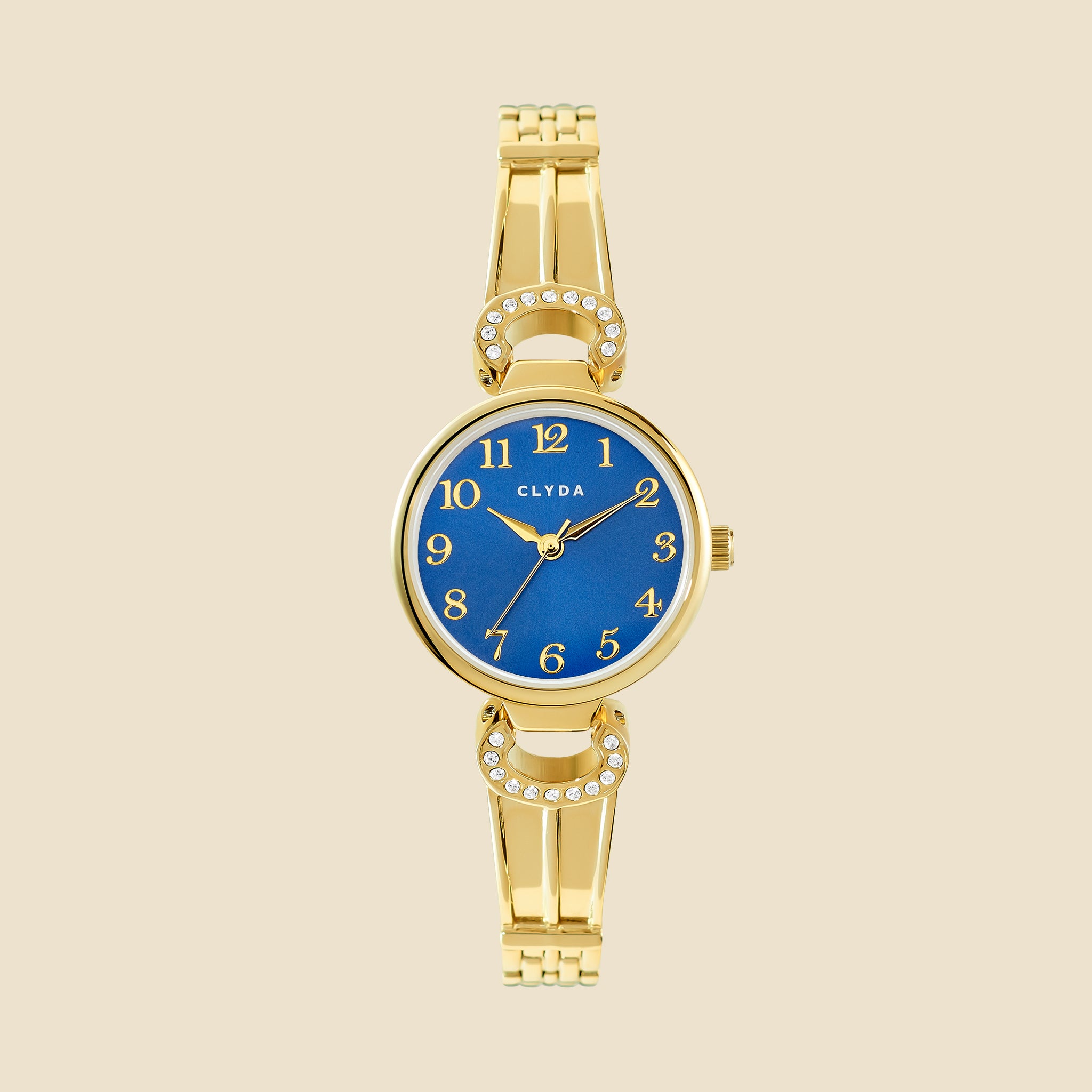 Montre Marielle doré bleu