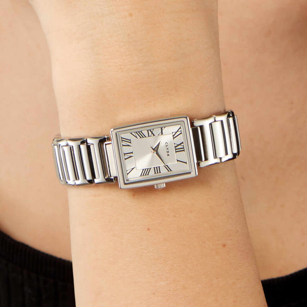 Laure silver watch