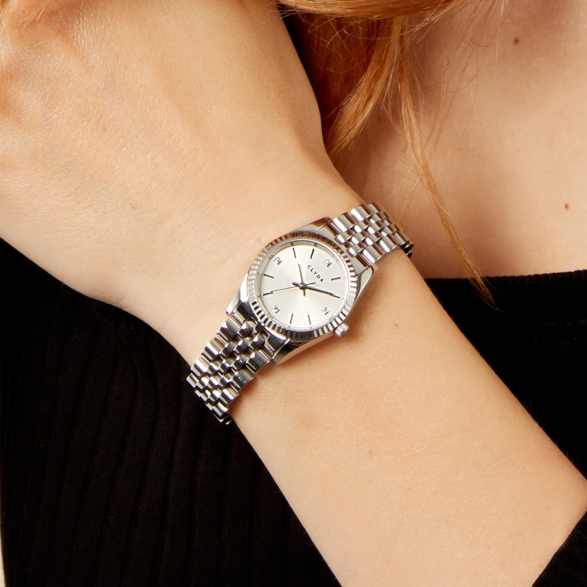 Lea silver watch