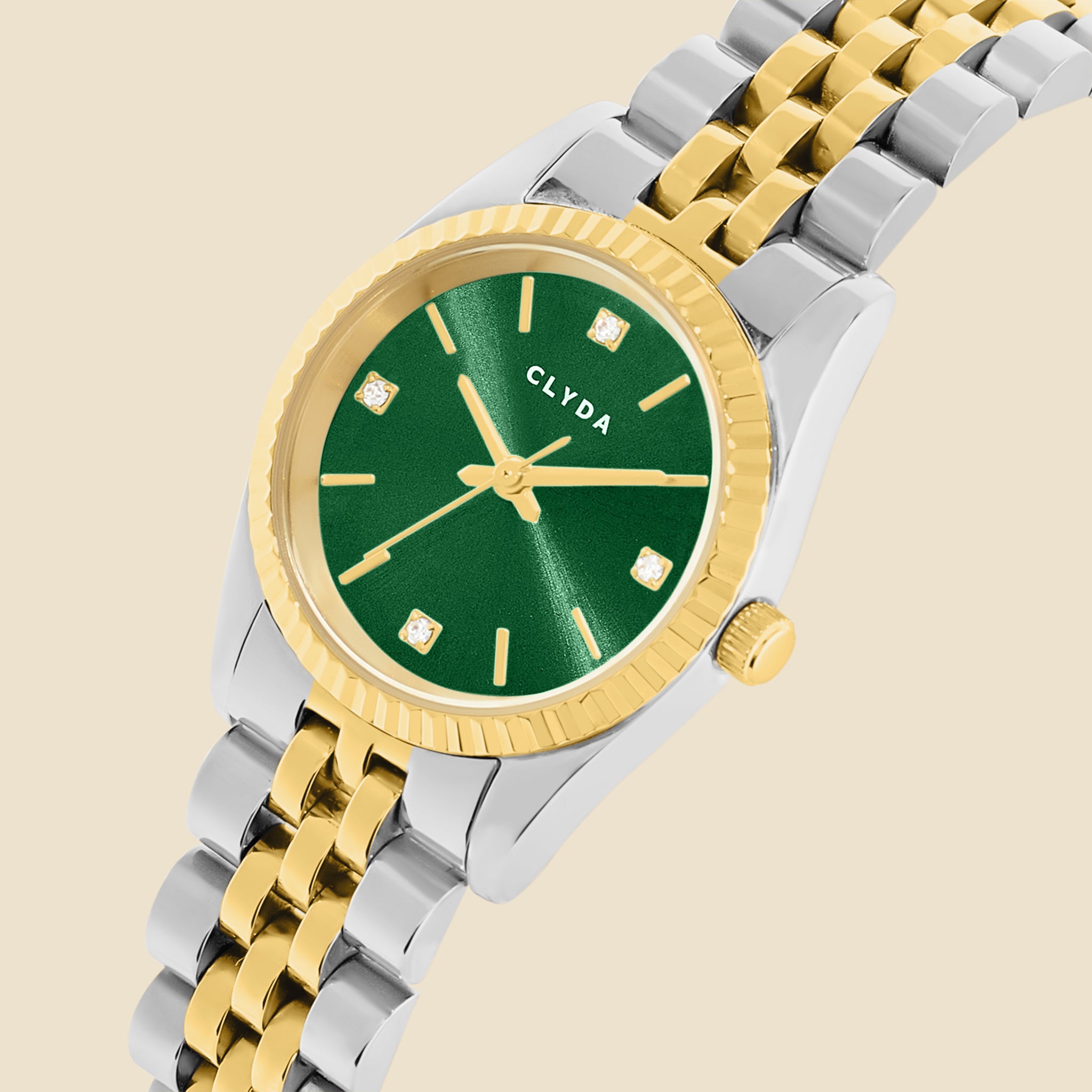 Montre Lea bicolore vert