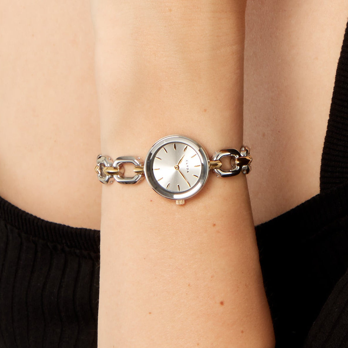 Sulia two-tone watch