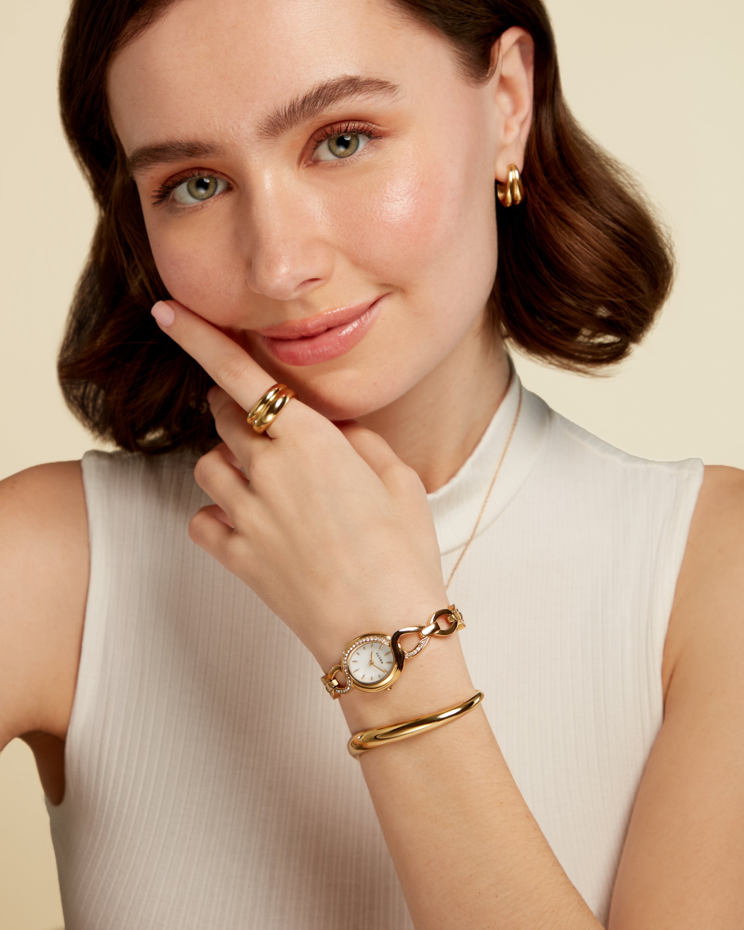 Montre dorée – Sylvie