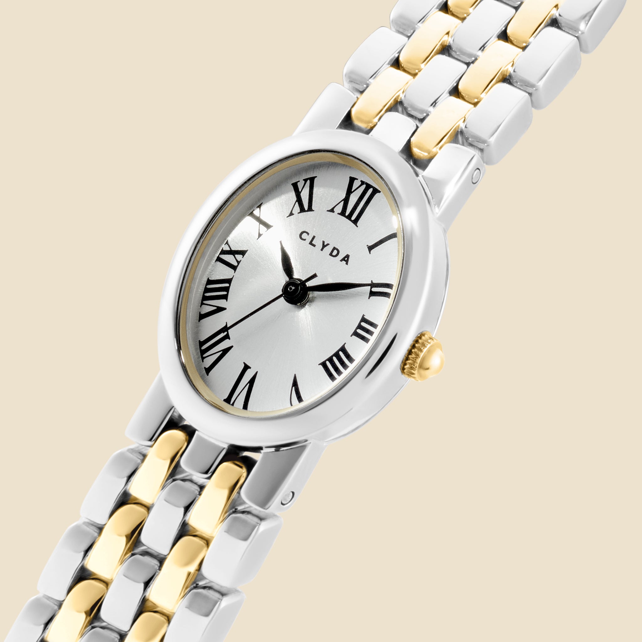 Two-tone silver watch – Camille