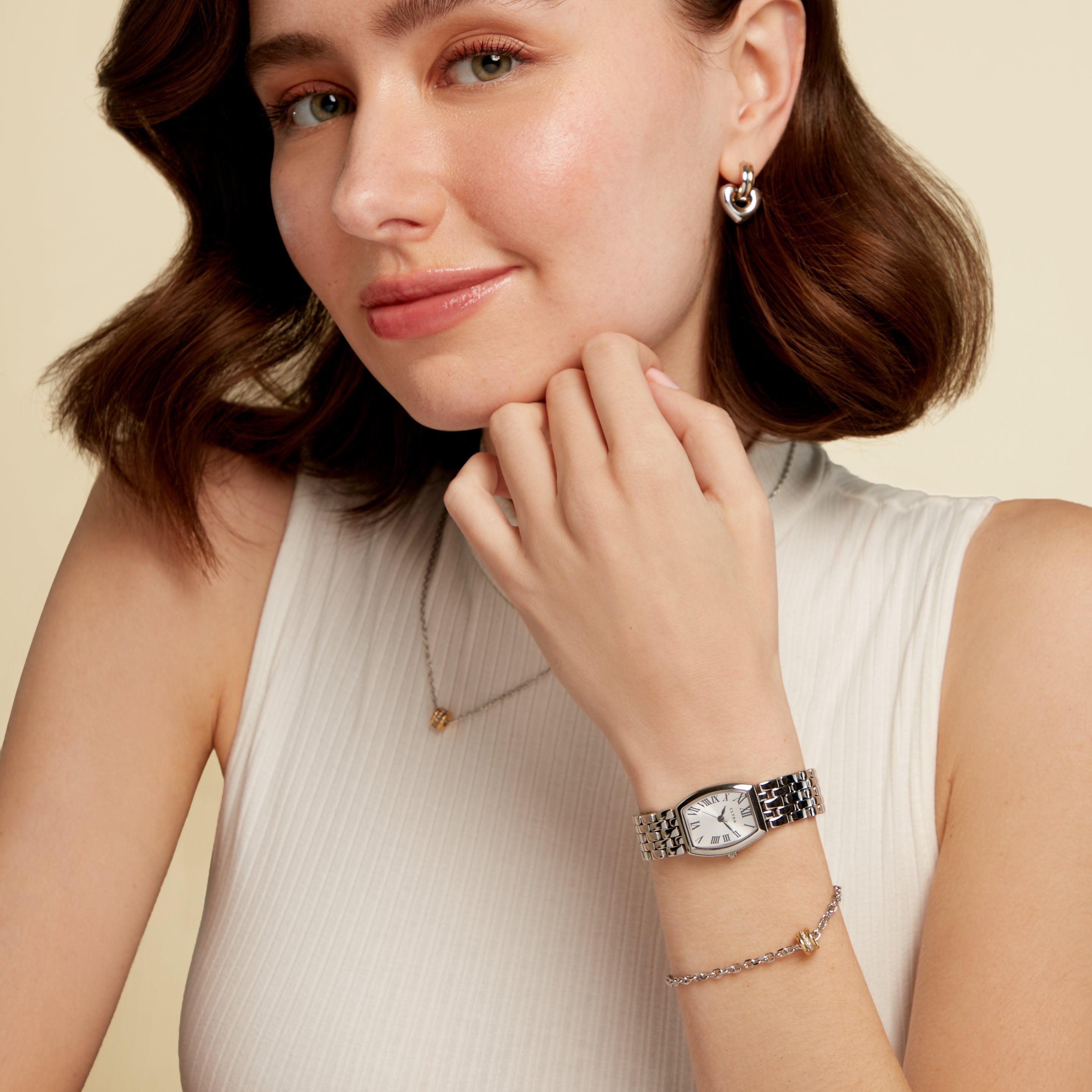 Silver watch – Claire