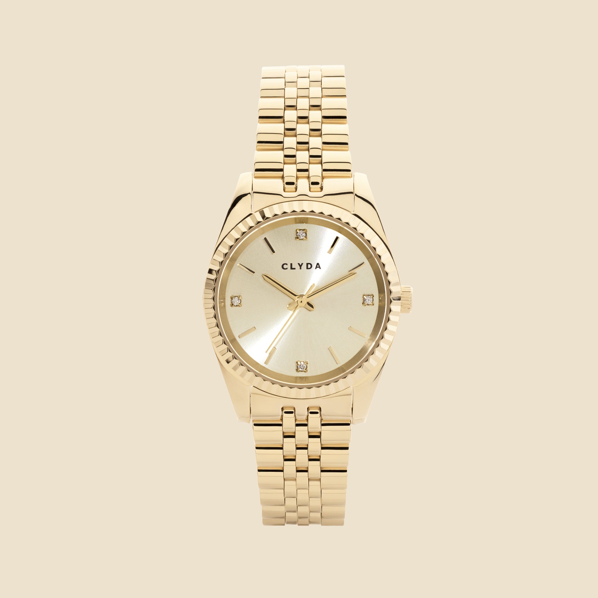 Montre dorée M - Lucie