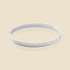 Silver-plated double bangle – Timeless
