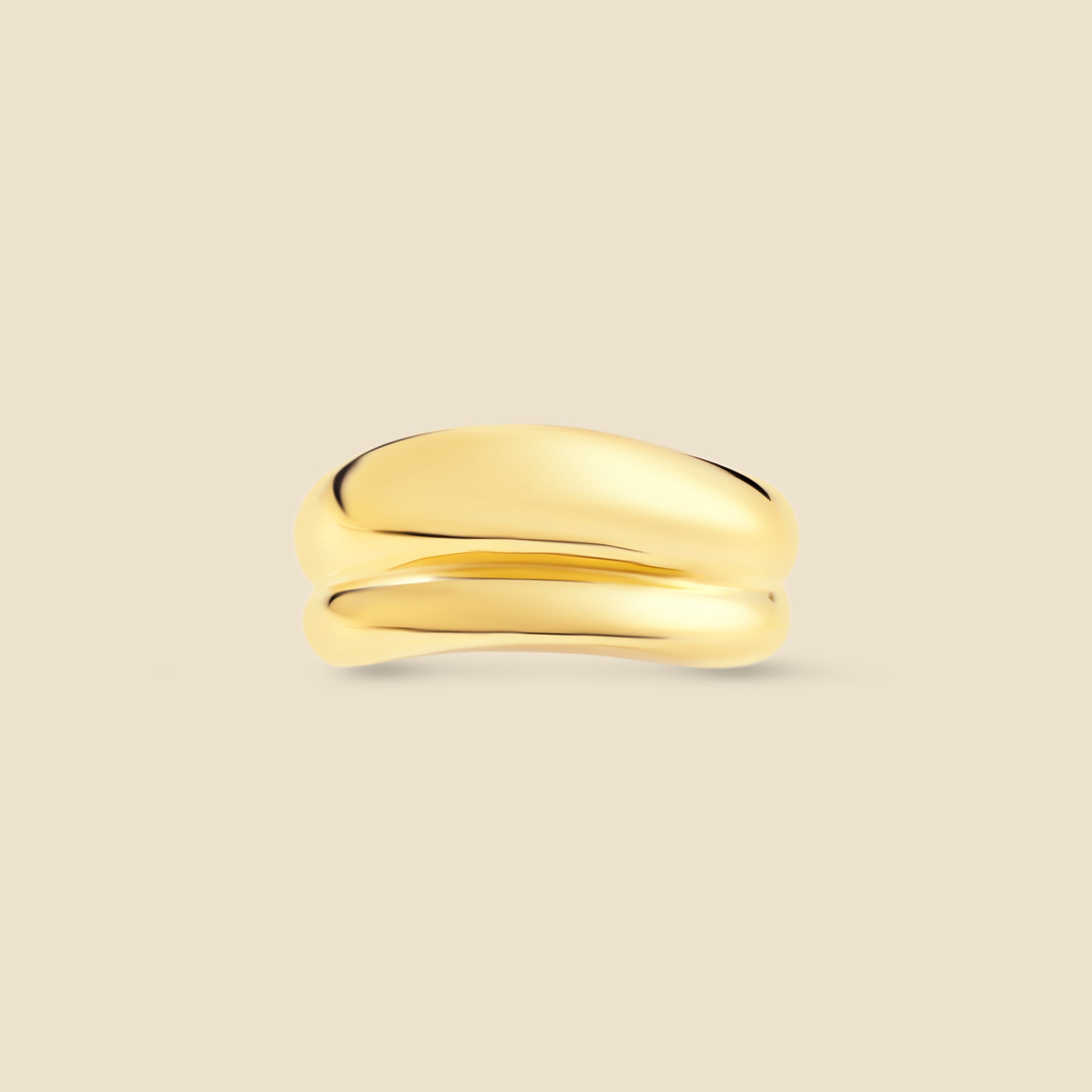 Golden Shimmer Ring – Charm