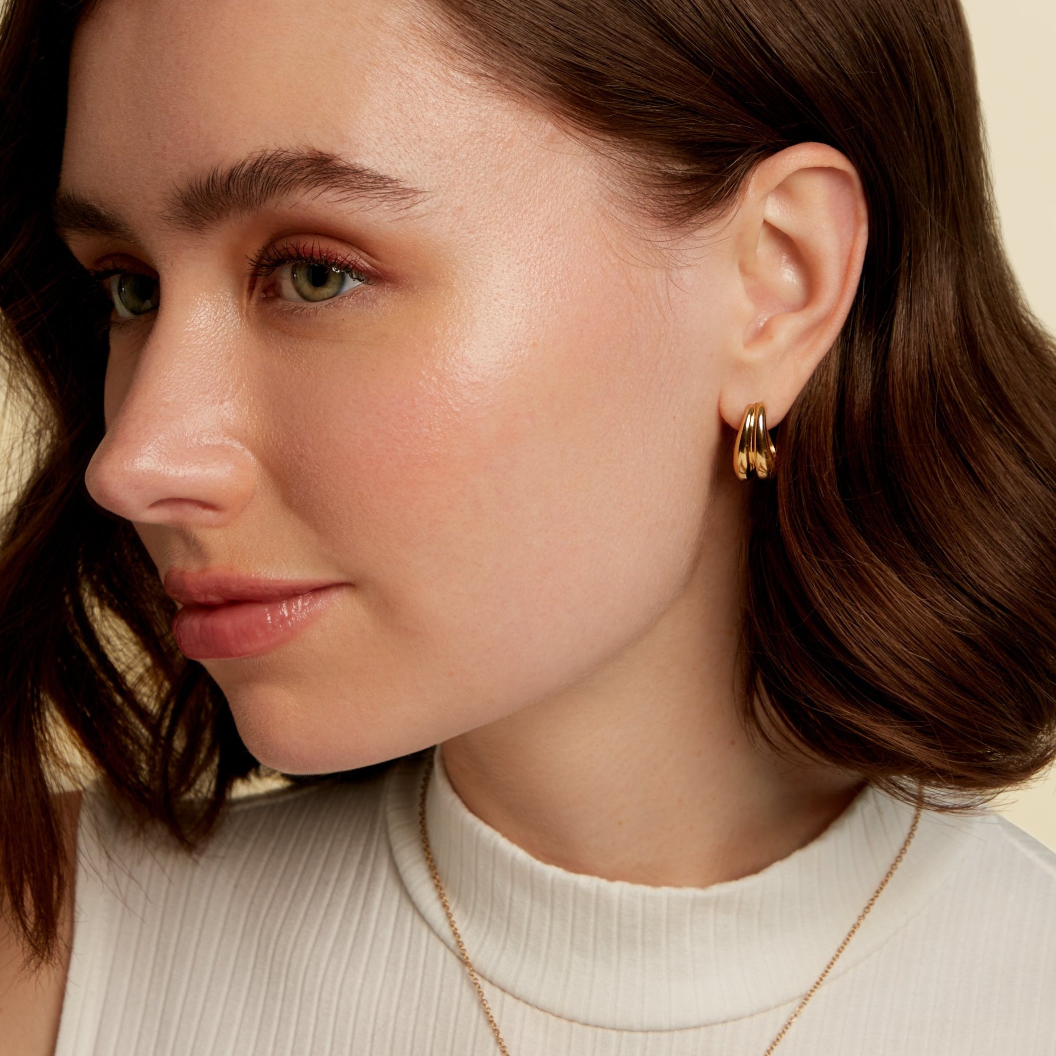 Gold earrings – Charm 