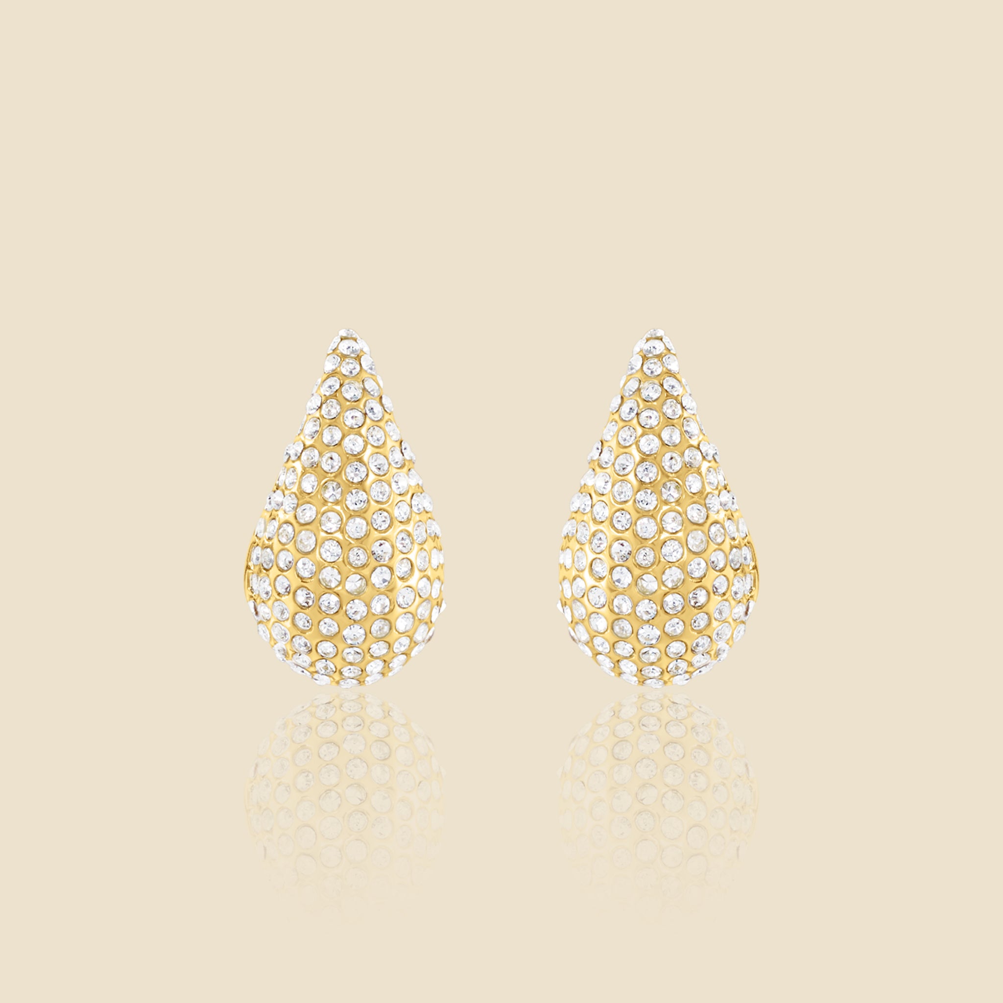 Gold earrings – Sparkle