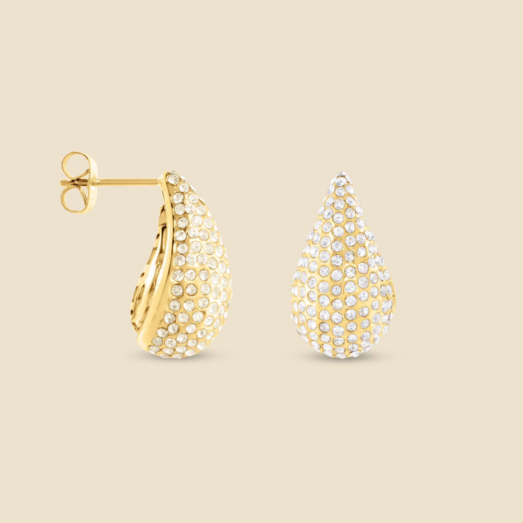 Gold earrings – Sparkle