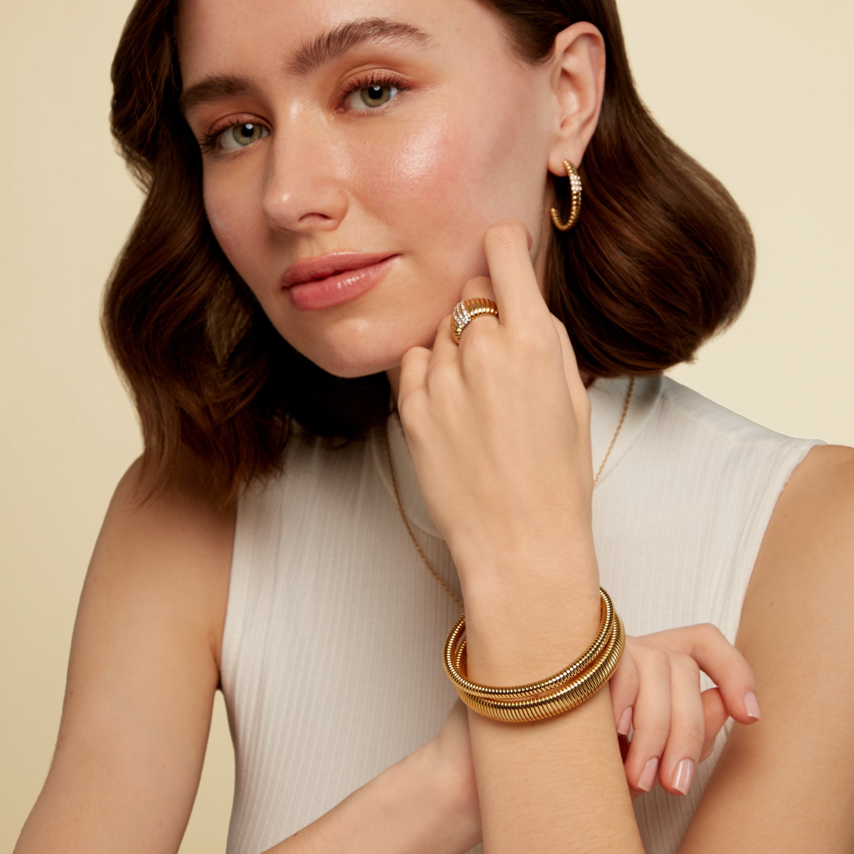 Gold bangle S – Memory