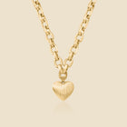 Gold heart necklace – Memory