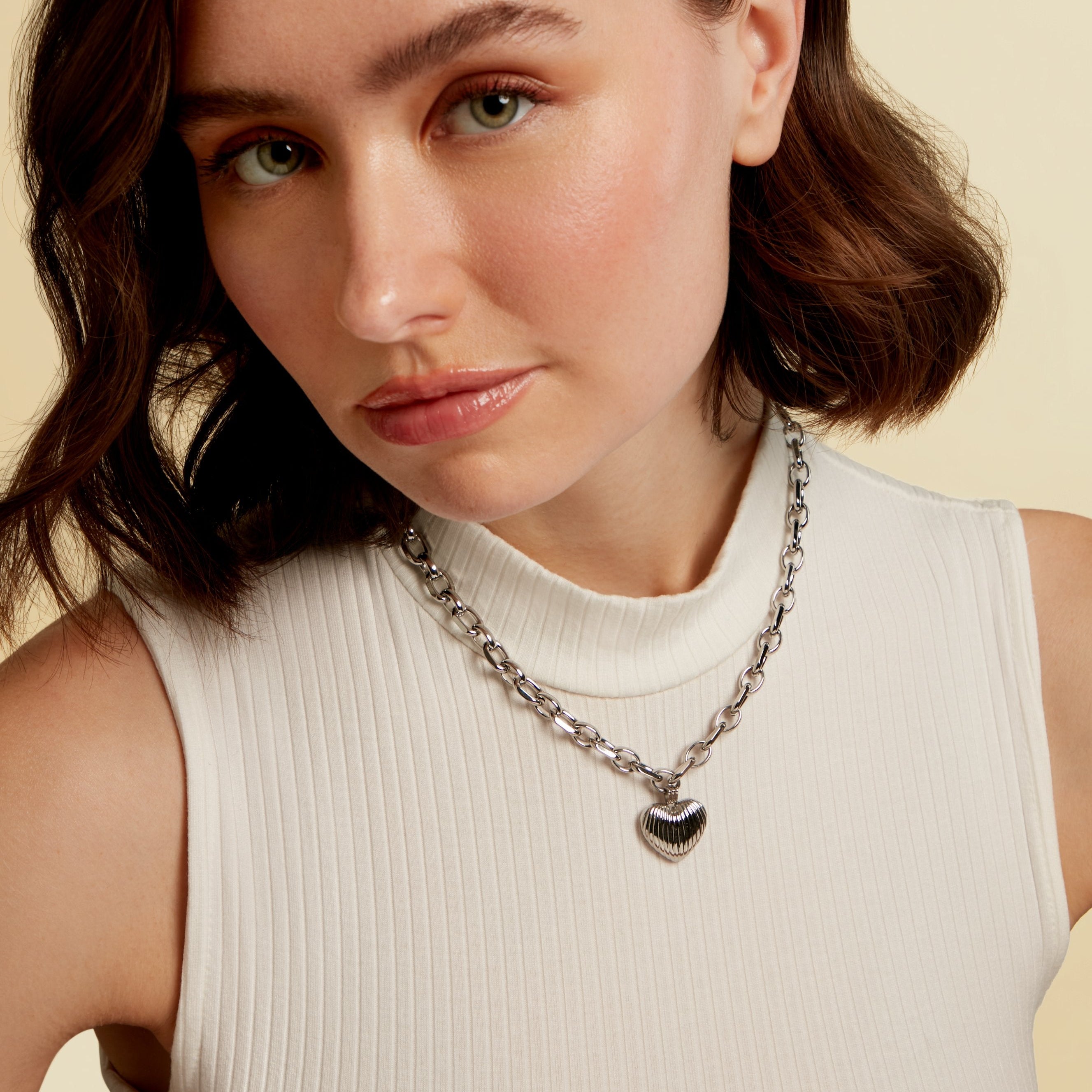 Silver heart necklace – Keepsake