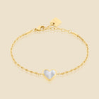 Gold Mother-of-pearl Bracelet – Heart