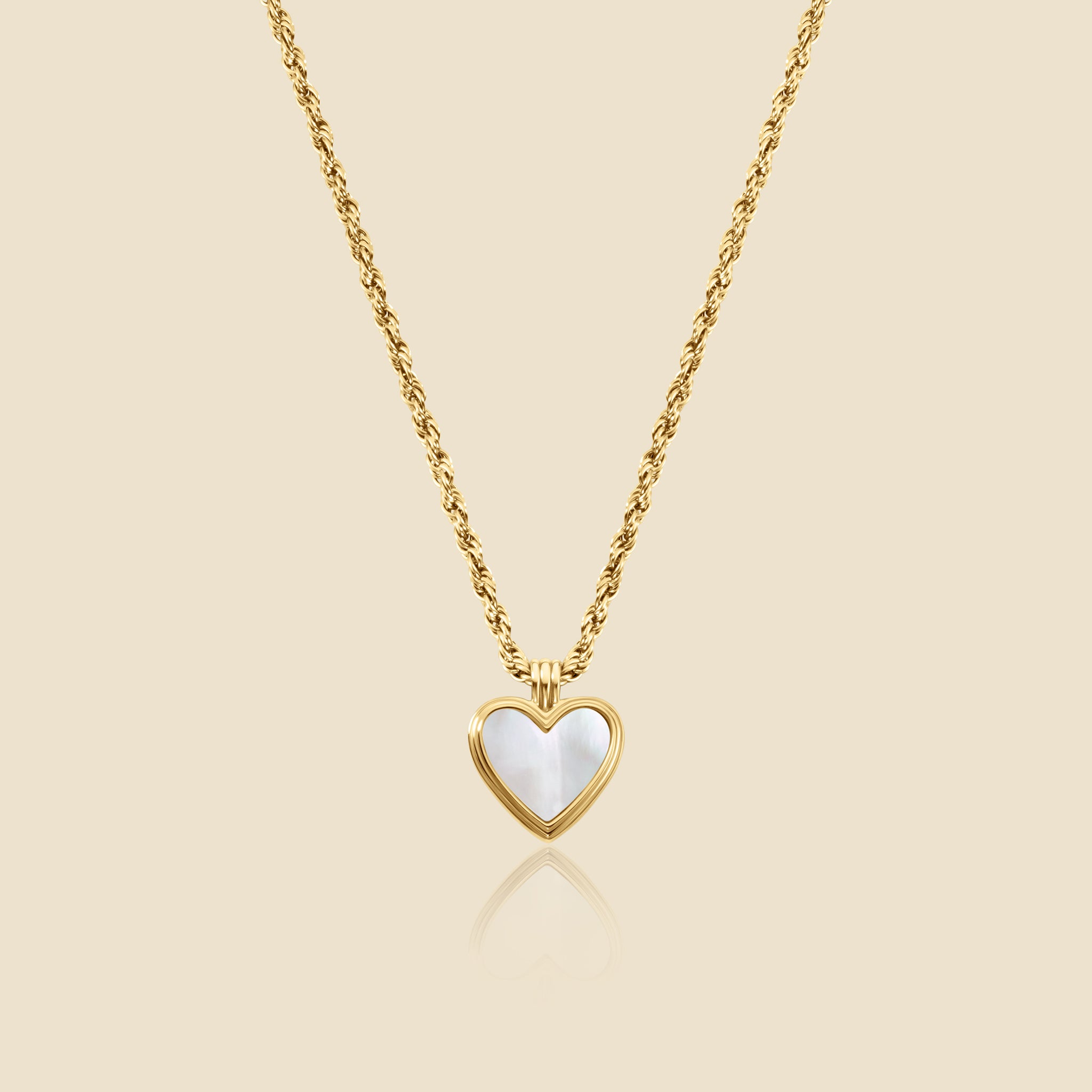 Gold-plated necklace – Heart