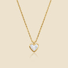 Gold-plated necklace – Heart