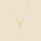 Gold necklace – Petal