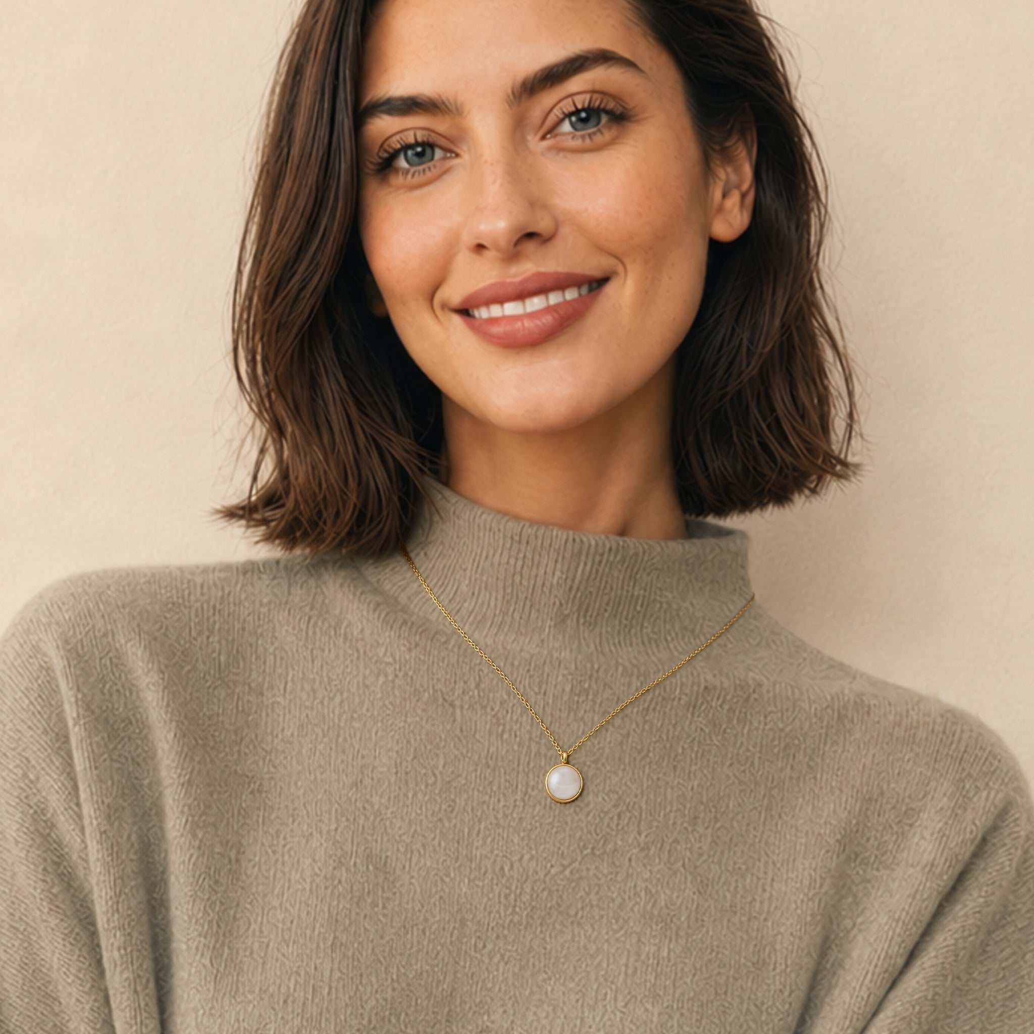 Collier doré perle - Mémoire