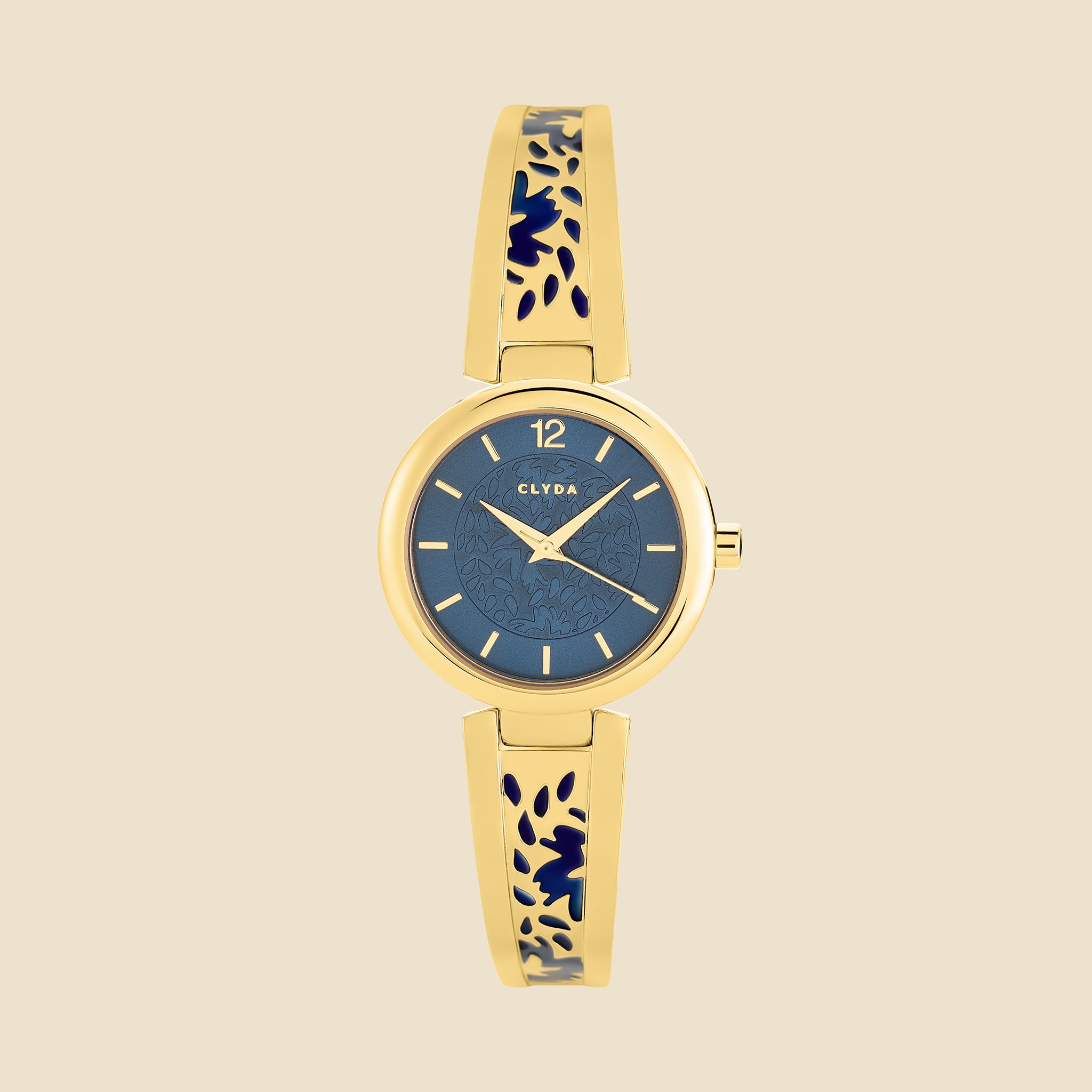 Montre Monceau doré bleu