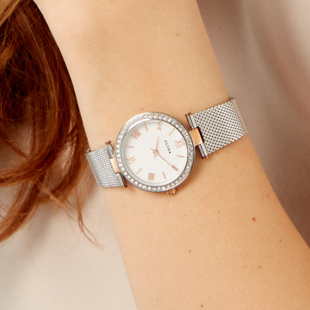 Two-tone pink Grenelle watch