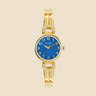 Gold watch with blue dial – Marielle