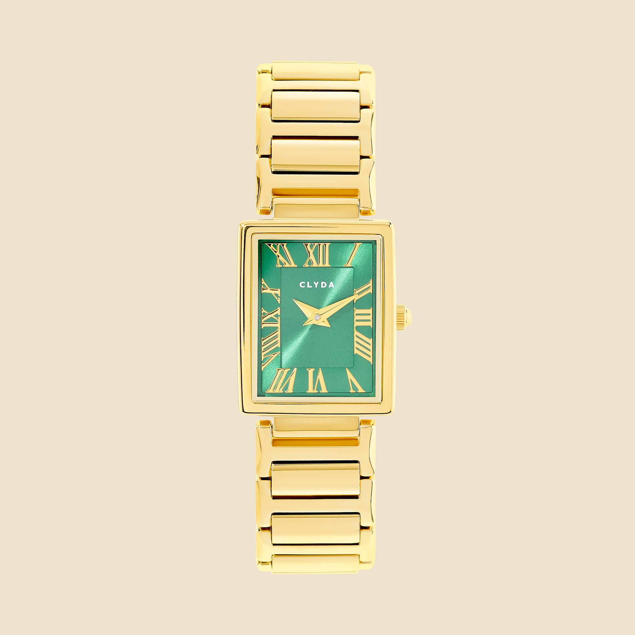 Montre Laure doré vert