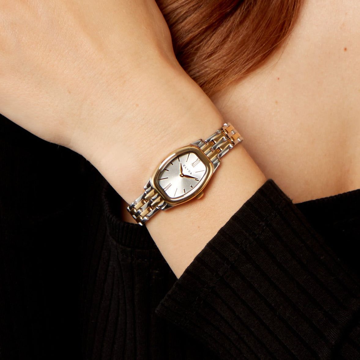 Gisele two-tone watch