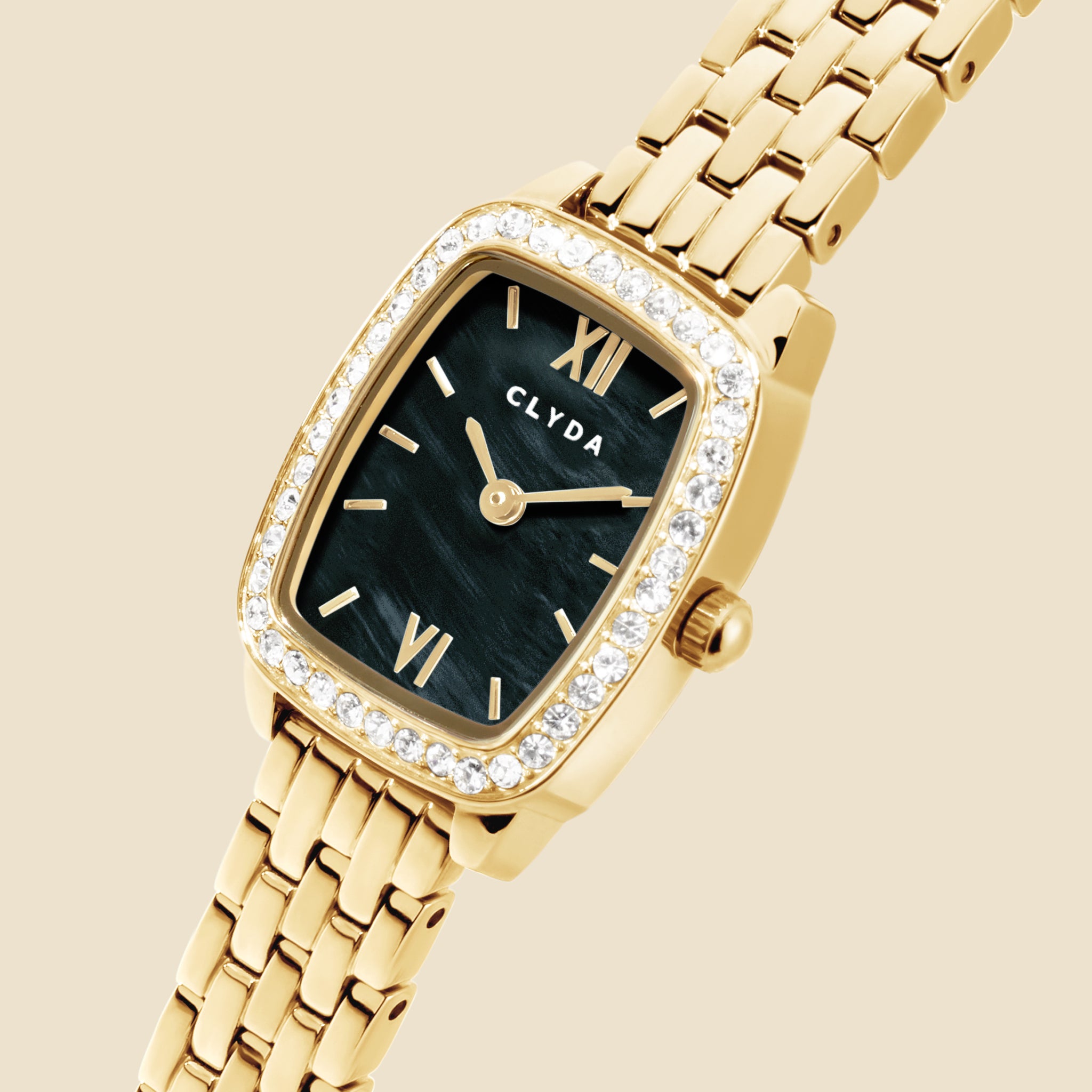 Black and gold watch - Gabrielle