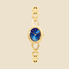 Montre dorée bleu – Sylvie