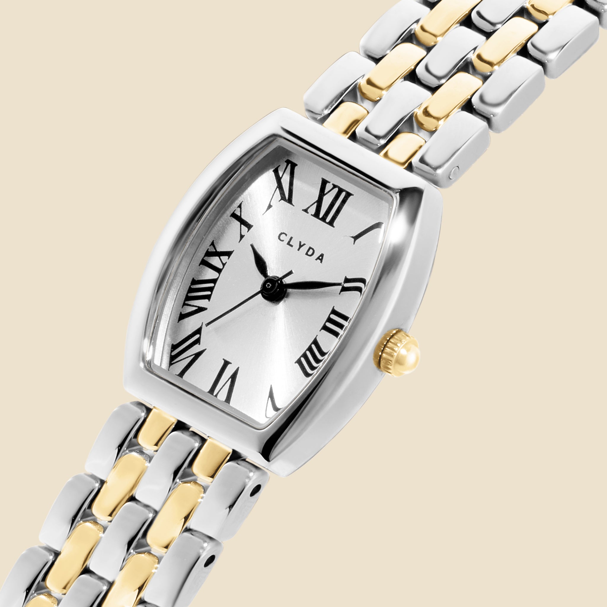Two-tone silver watch – Claire