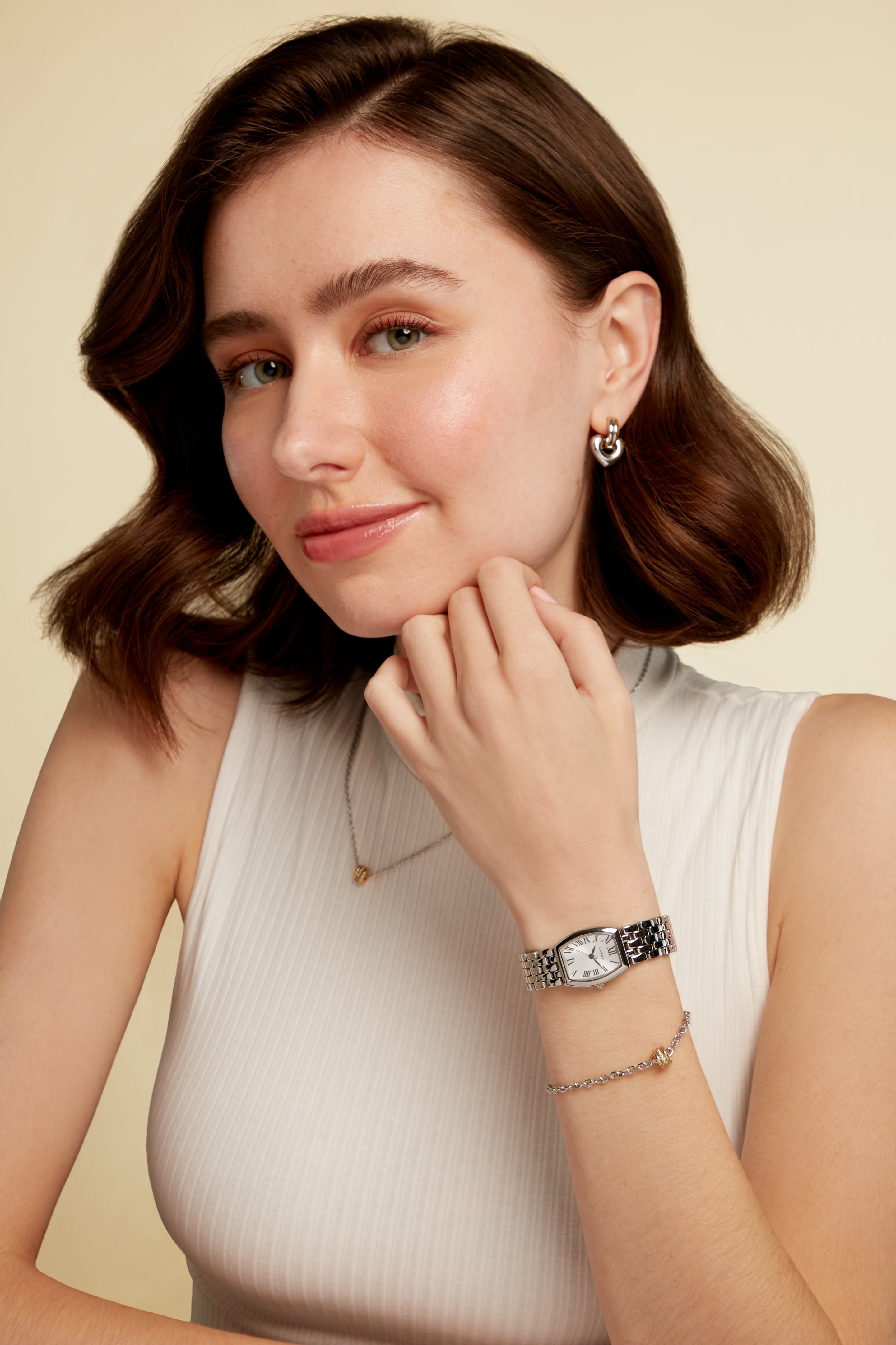 Silver watch – Claire