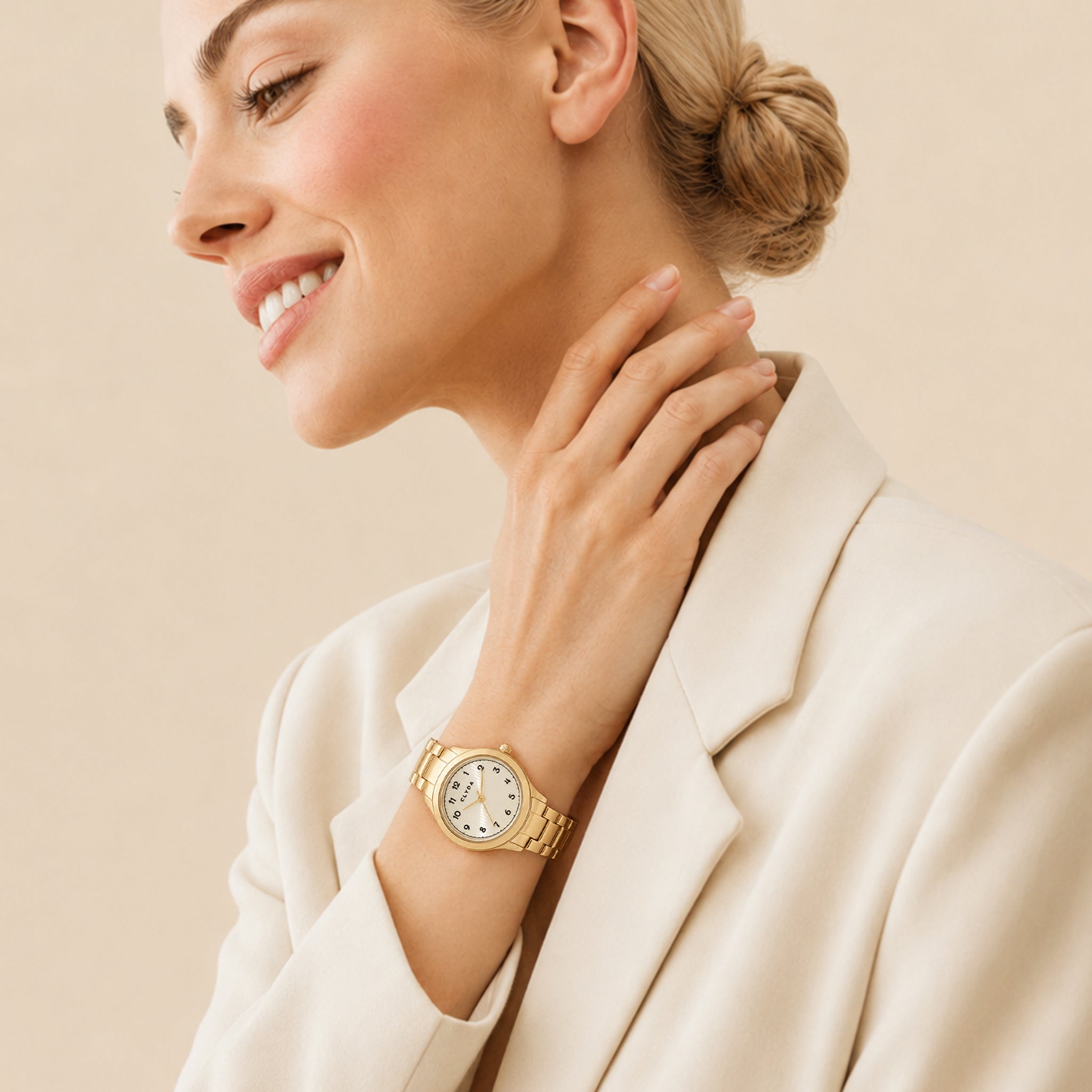 Montre dorée - Inès