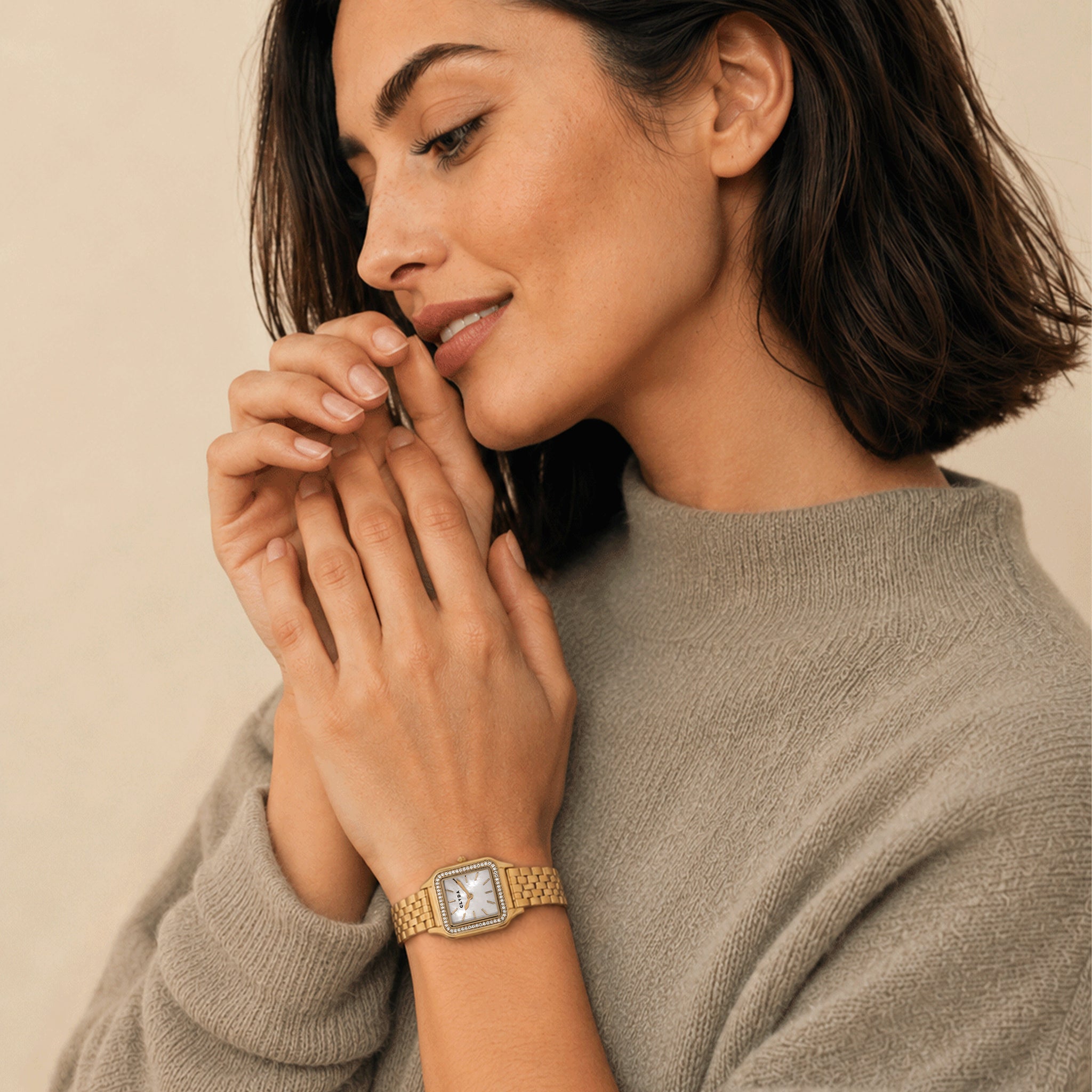 Montre dorée M - Solène