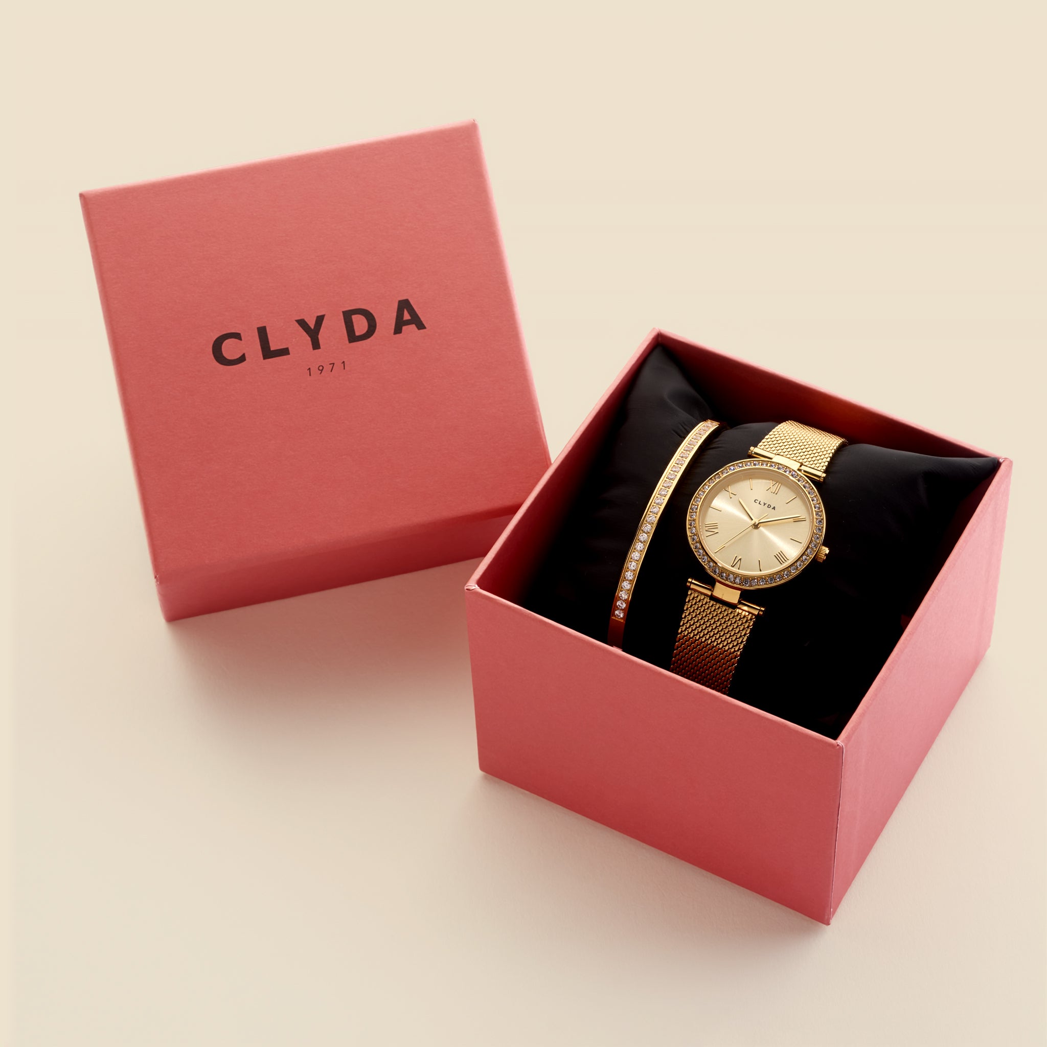 Coffret montre dorée - Grenelle