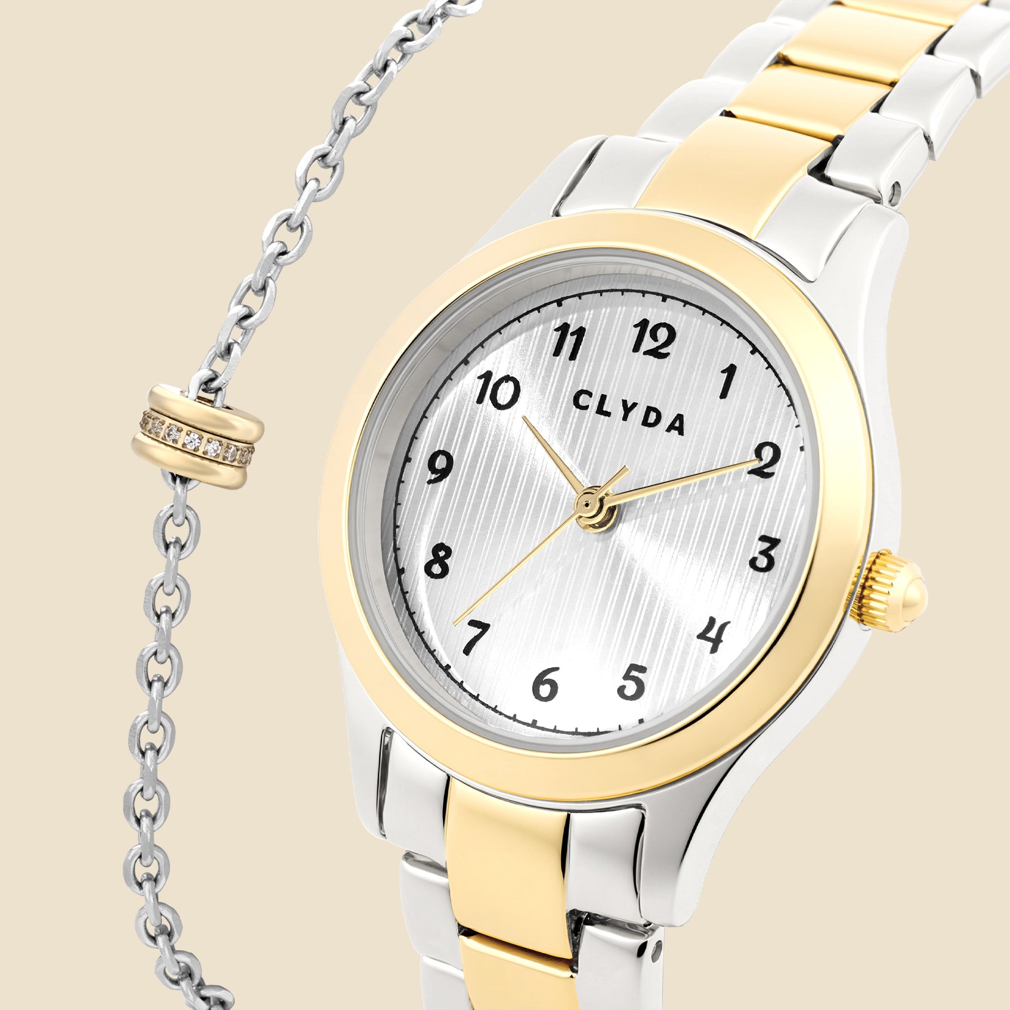 Coffret montre bicolore - Inès