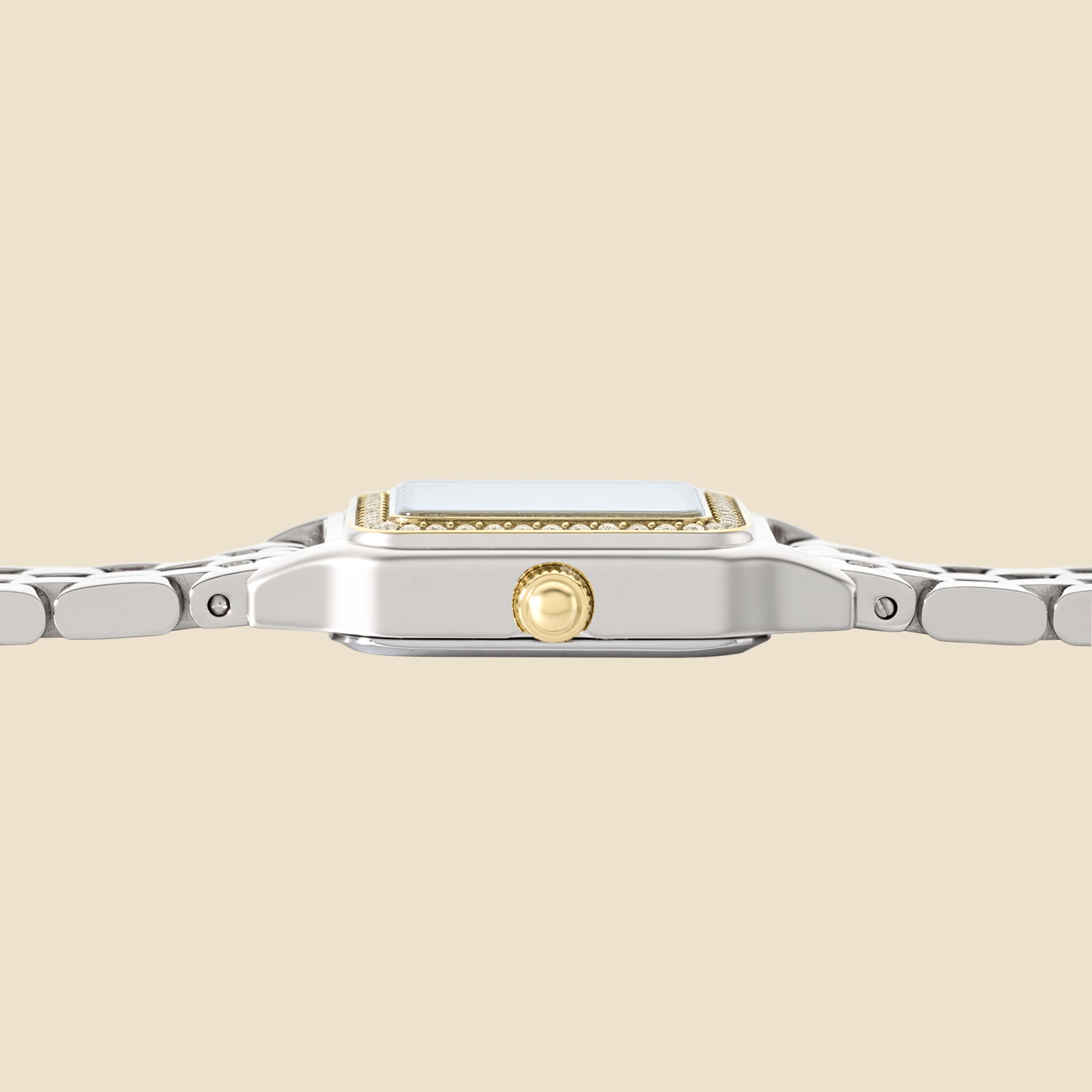 Montre bicolore cadran blanc S - Salomé