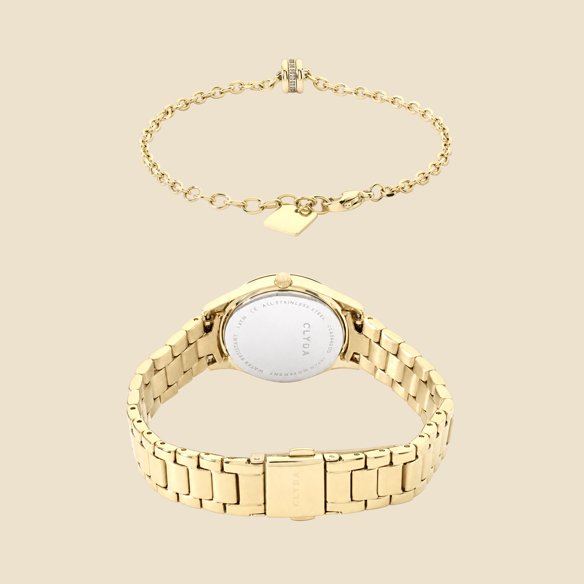 Coffret montre dorée - Inès