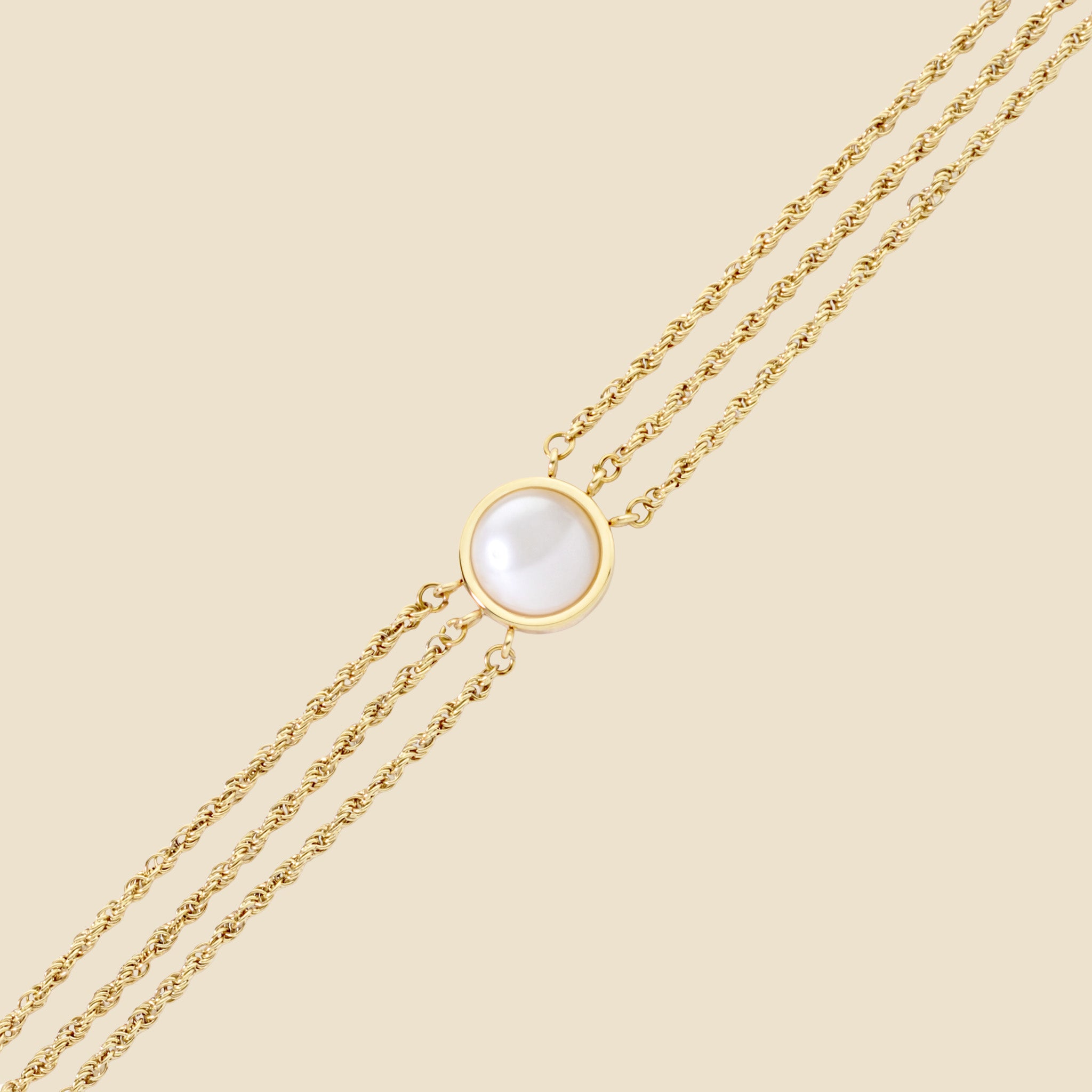 Bracelet doré perle - Mémoire