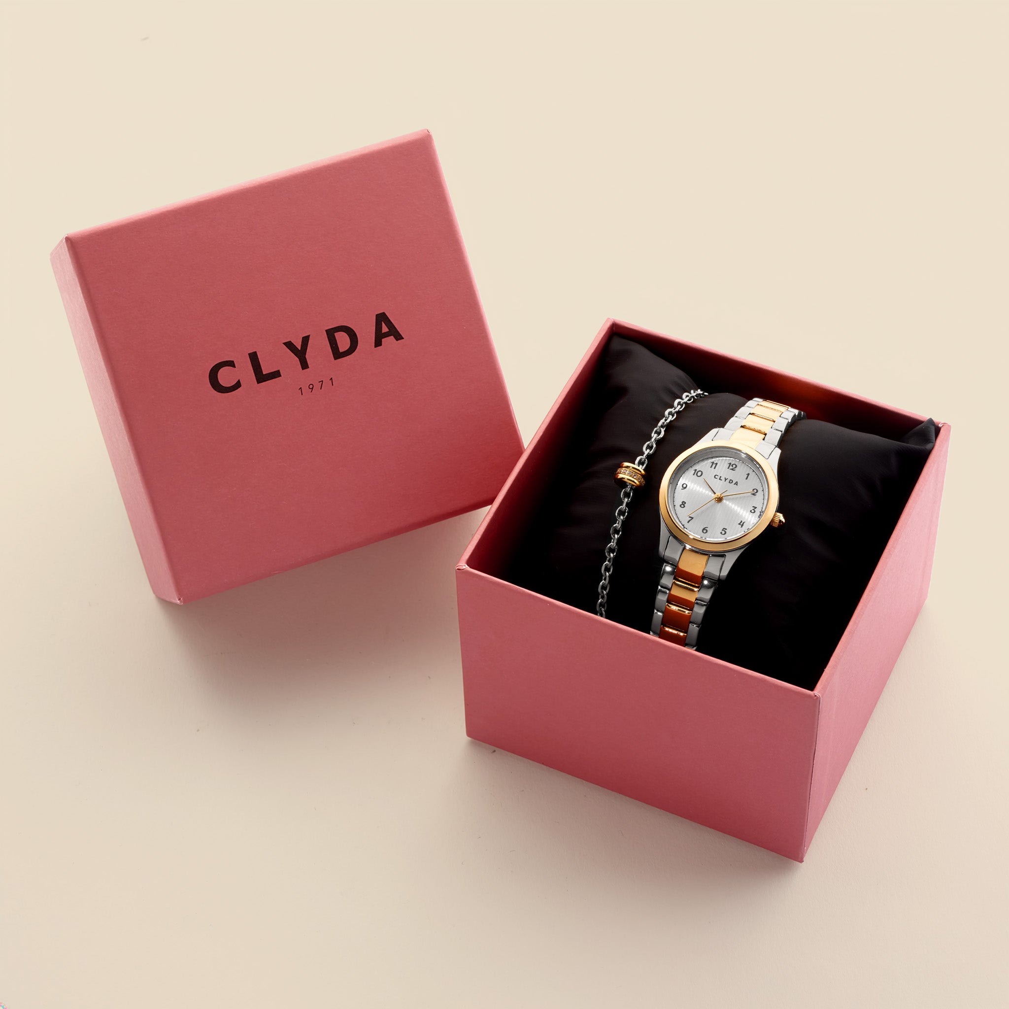 Coffret montre bicolore - Inès