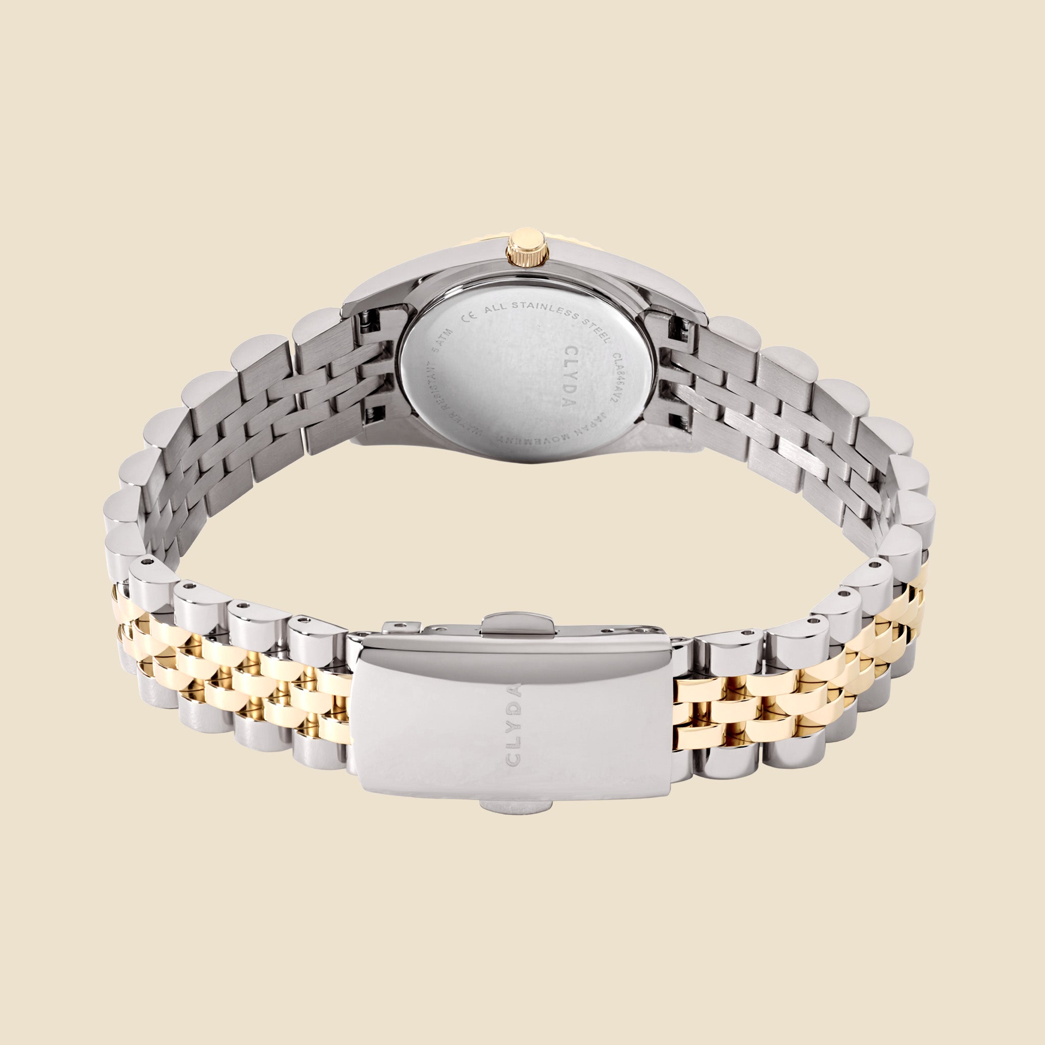 Montre bicolore cadran vert S - Lily