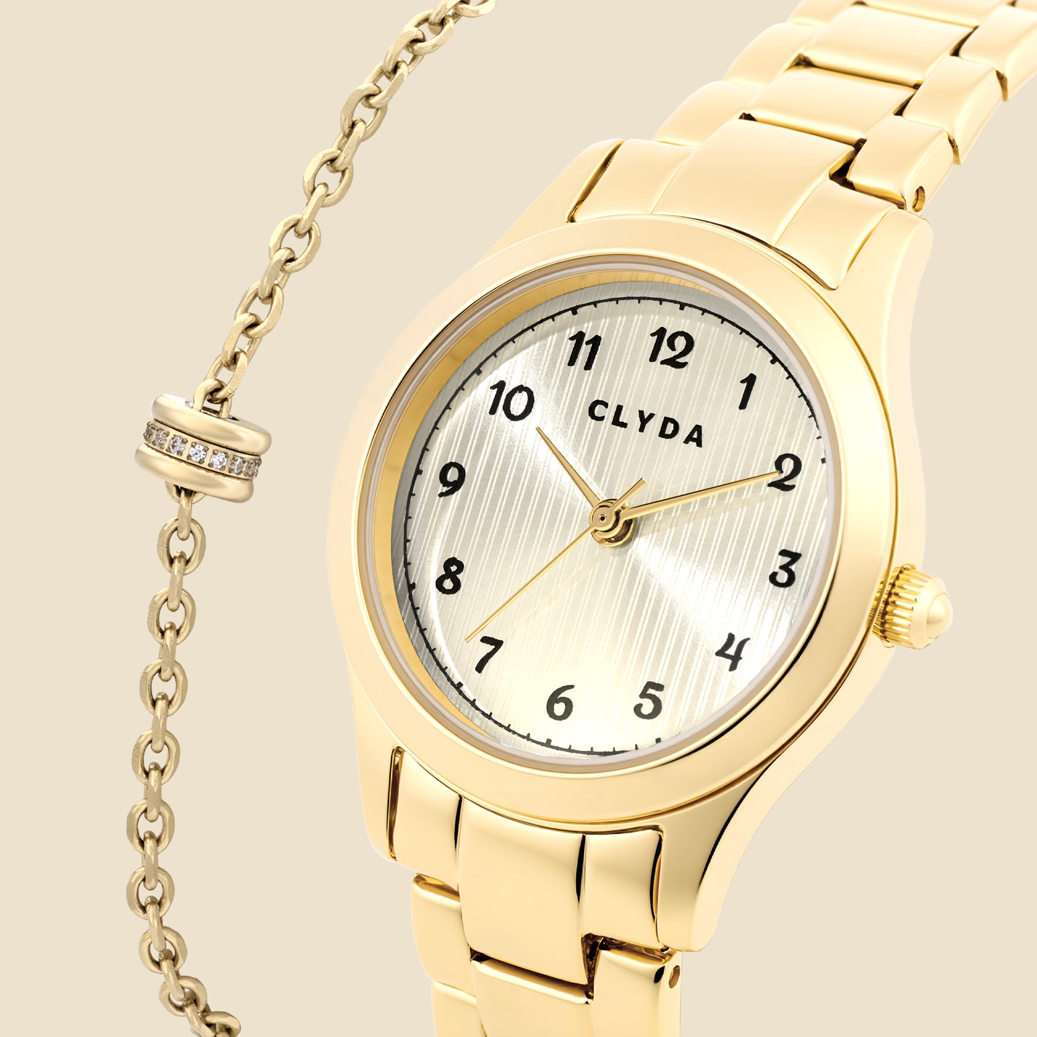 Coffret montre dorée - Inès